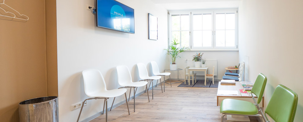 Wartezimmer bei Praxis Dr. Milutinovic